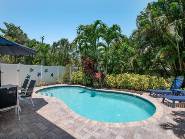 Charming Beach Retreat in Holmes Beach with Private Pool